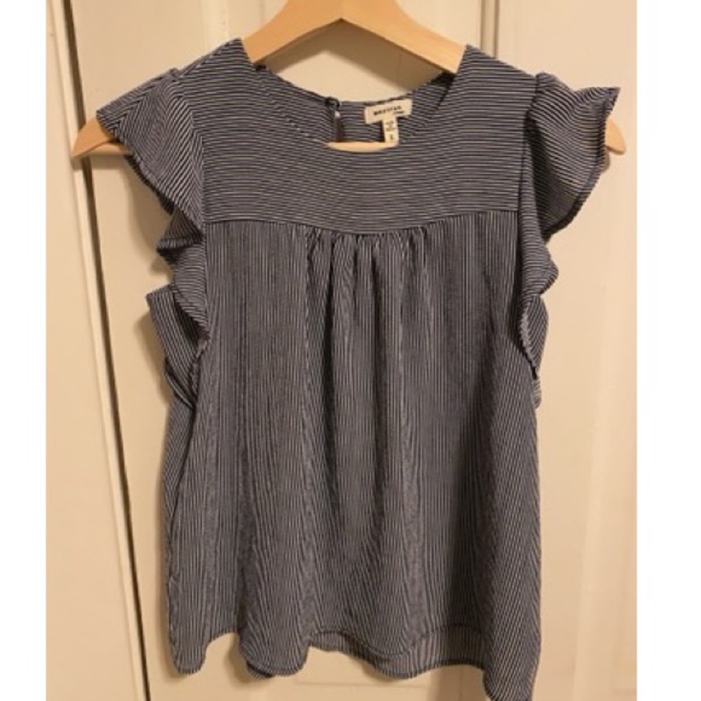 Girls flowing striped top